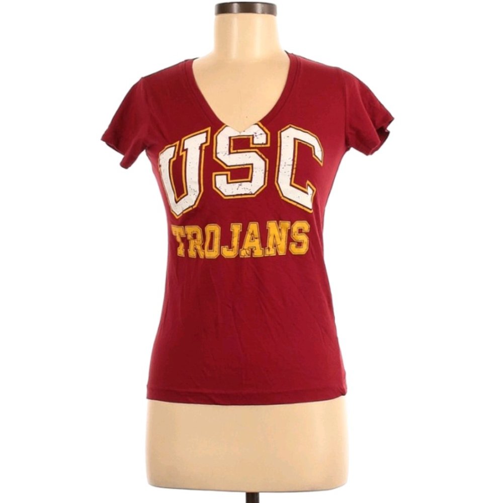 USC University of Southern California Trojans Fitted Short-Sleeved T-Shirt!
